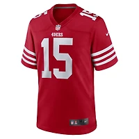 Men's Nike Jauan Jennings  Scarlet San Francisco 49ers Game Jersey