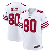 Maillot de match joueur retraité Nike Jerry Rice des San Francisco 49ers pour homme, blanc