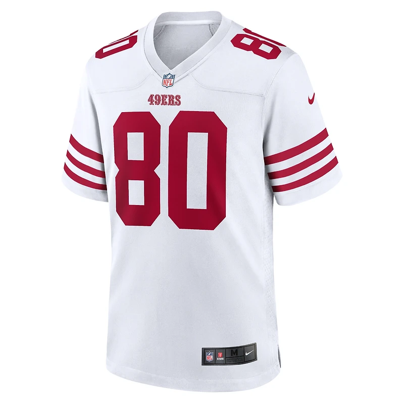 Maillot de match joueur retraité Nike Jerry Rice des San Francisco 49ers pour homme, blanc
