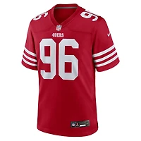 Maillot Nike Jordan Jefferson Scarlet pour homme, équipe des 49ers de San Francisco