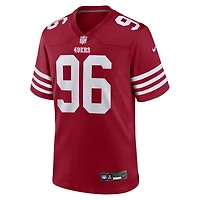 Maillot Nike Jordan Jefferson Scarlet pour homme, équipe des 49ers de San Francisco
