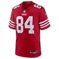 Men's Nike Kendrick Bourne  Scarlet San Francisco 49ers Team Game Jersey