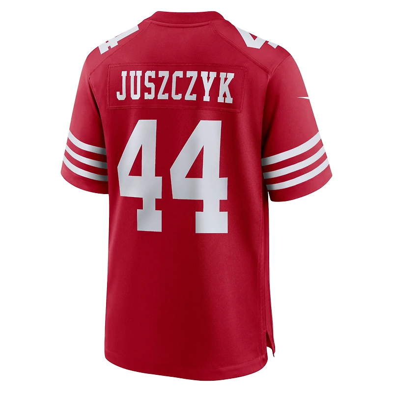 Maillot de match joueur Nike Kyle Juszczyk Scarlet San Francisco 49ers pour homme