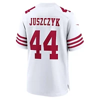 Maillot de match joueur Nike Kyle Juszczyk des San Francisco 49ers blanc pour homme