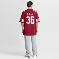 Men's Nike Marques Sigle  Scarlet San Francisco 49ers Team Game Jersey