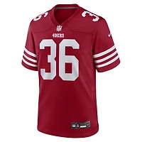 Men's Nike Marques Sigle  Scarlet San Francisco 49ers Team Game Jersey