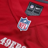 Men's Nike Matt Hennessy  Scarlet San Francisco 49ers Team Game Jersey