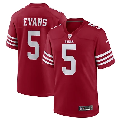 Men's Nike Mike Evans Scarlet San Francisco 49ers Game Jersey