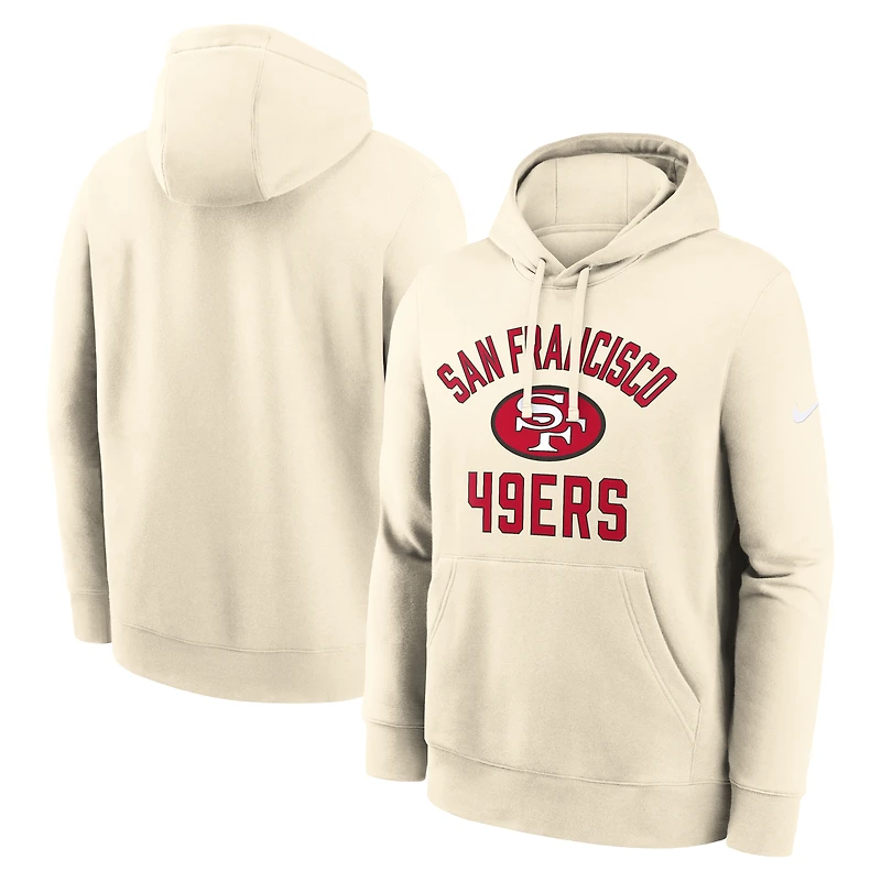 Men's Nike Natural San Francisco 49ers Club Hoodie