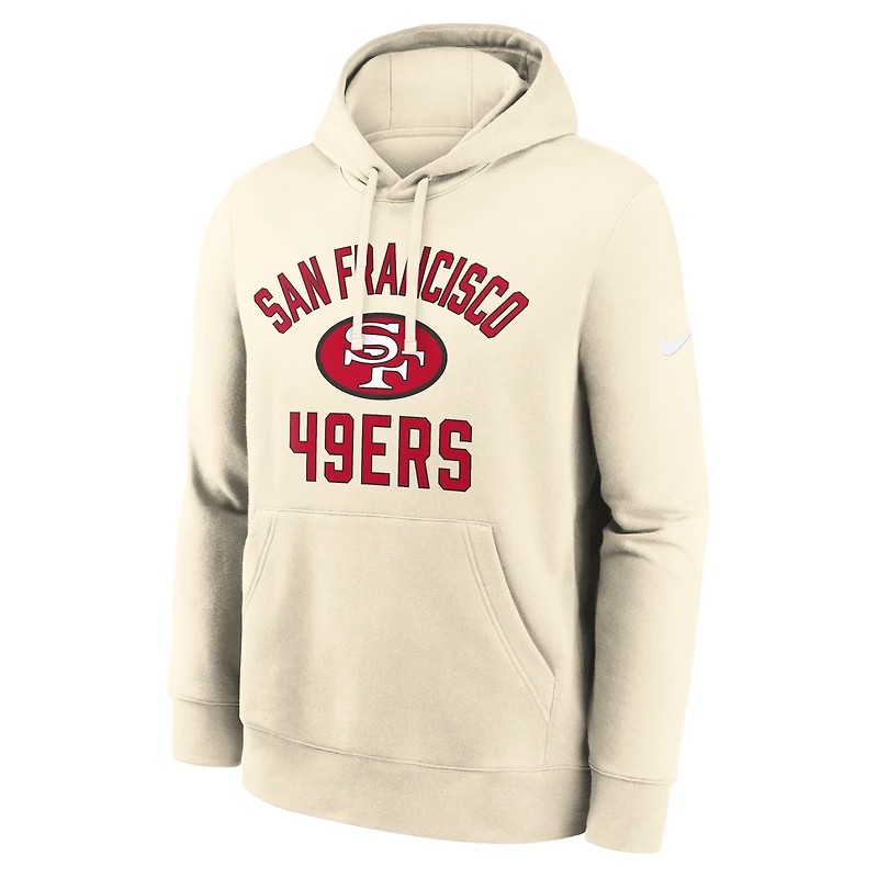 Men's Nike Natural San Francisco 49ers Club Hoodie