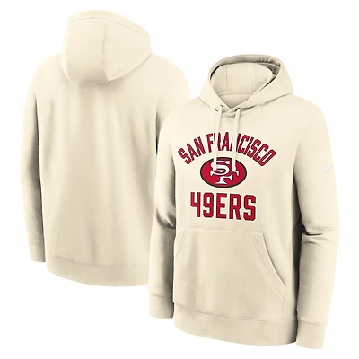 Sweat à capuche Nike Natural San Francisco 49ers Club pour homme
