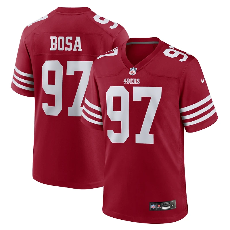 Nike Nick Bosa Scarlet San Francisco 49ers pour hommes - Maillot de match
