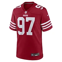 Men's Nike Nick Bosa Scarlet San Francisco 49ers Team Game Jersey