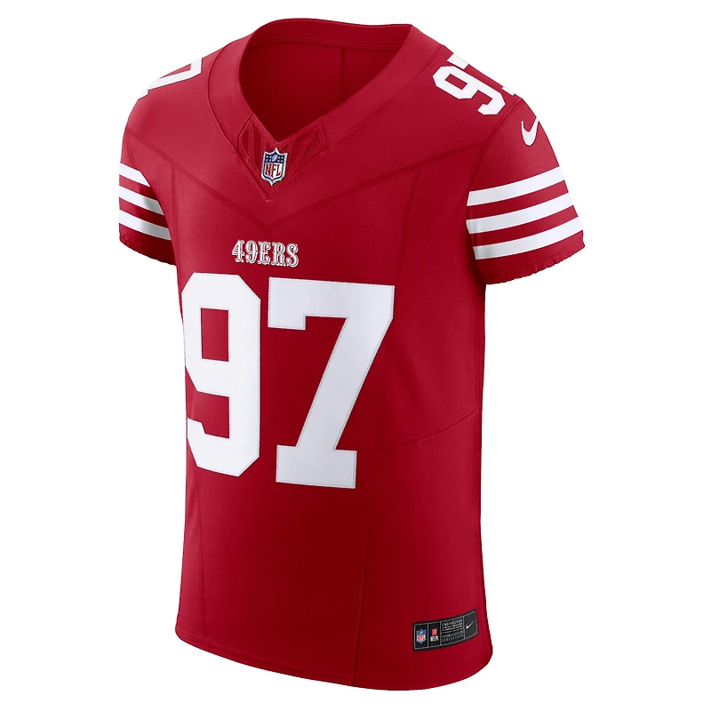 Nike Nick Bosa Scarlet San Francisco 49ers Vapor F.U.S.E. Maillot Élite