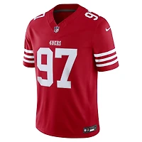 Maillot Nike Nick Bosa Scarlet San Francisco 49ers Vapor F.U.S.E. Stitched Limited pour homme
