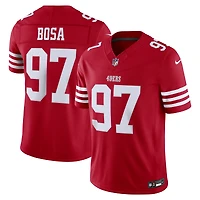 Men's Nike Nick Bosa Scarlet San Francisco 49ers Vapor F.U.S.E. Stitched Limited Jersey