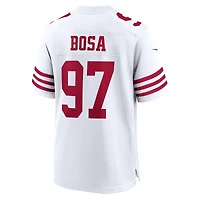 Men's Nike Nick Bosa White San Francisco 49ers Team Game Jersey