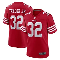 Maillot Nike Patrick Taylor Jr. Scarlet San Francisco 49ers Team Game pour homme