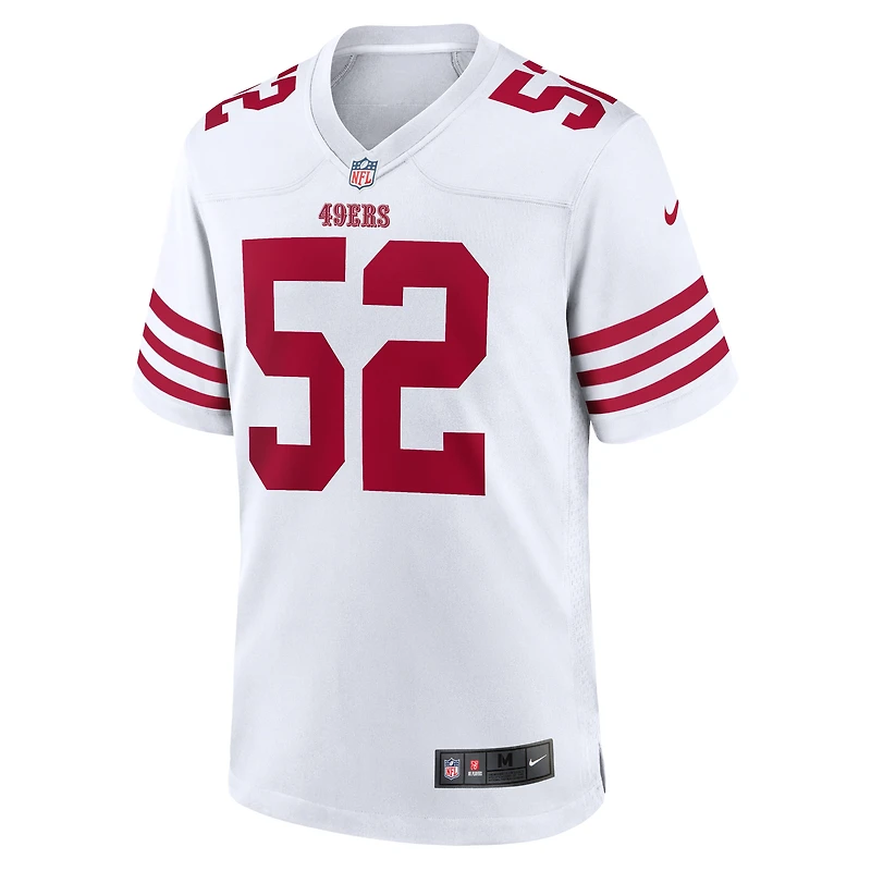 Maillot de match joueur retraité Nike Patrick Willis des San Francisco 49ers pour homme, blanc