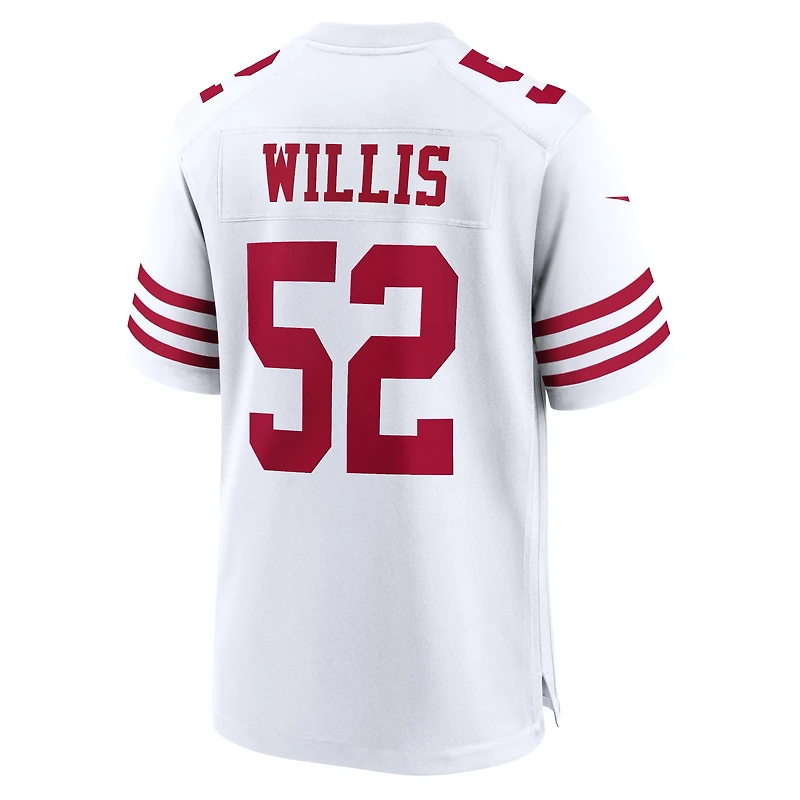 Maillot de match joueur retraité Nike Patrick Willis des San Francisco 49ers pour homme, blanc