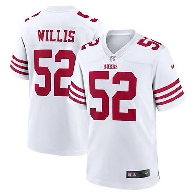 Maillot de match joueur retraité Nike Patrick Willis des San Francisco 49ers pour homme, blanc