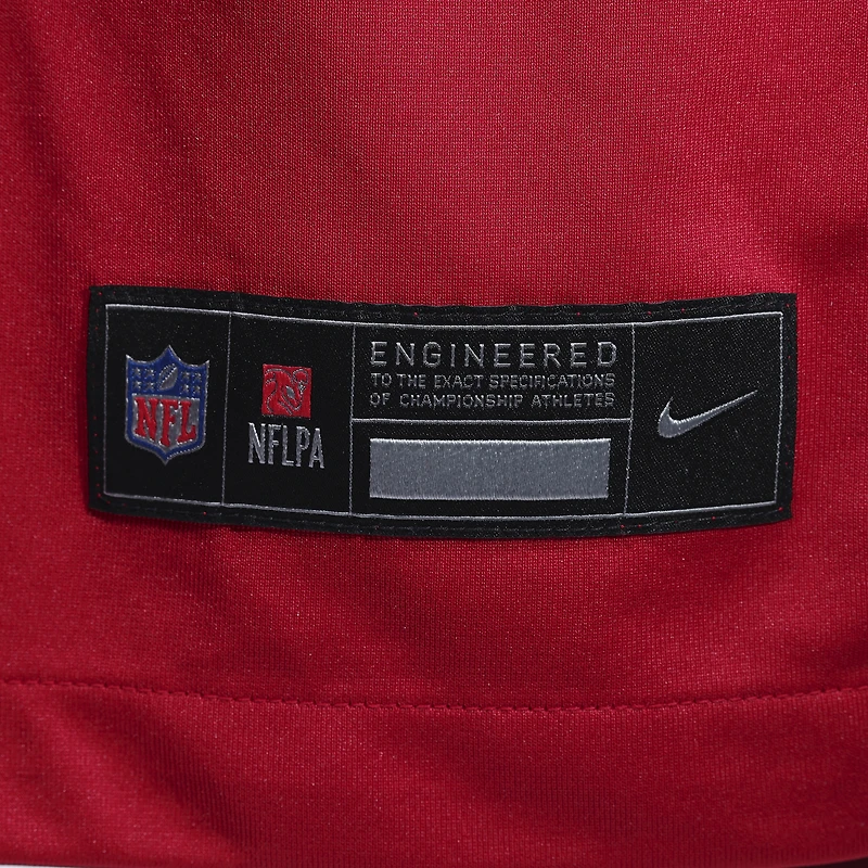 Men's Nike Ricky Pearsall  Scarlet San Francisco 49ers Team Game Jersey