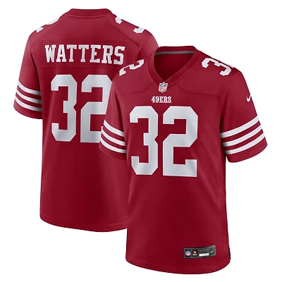 Men's Nike Ricky Watters Scarlet San Francisco 49ers Retired Player Game Jersey