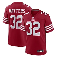 Men's Nike Ricky Watters Scarlet San Francisco 49ers Retired Player Game Jersey