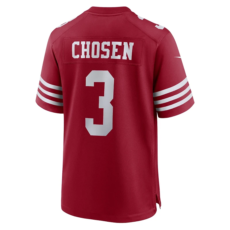 Maillot Nike Robbie Chosen Scarlet pour homme des San Francisco 49ers