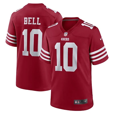 Maillot Nike Ronnie Bell Scarlet San Francisco 49ers Team Game pour Homme
