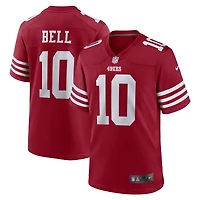 Maillot Nike Ronnie Bell Scarlet San Francisco 49ers Team Game pour Homme