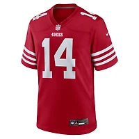 Maillot de match Nike Russell Gage Jr. Scarlet des San Francisco 49ers pour homme