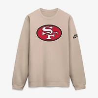 Men's Nike  Sand San Francisco 49ers Formation Rewind Club Pullover Sweatshirt