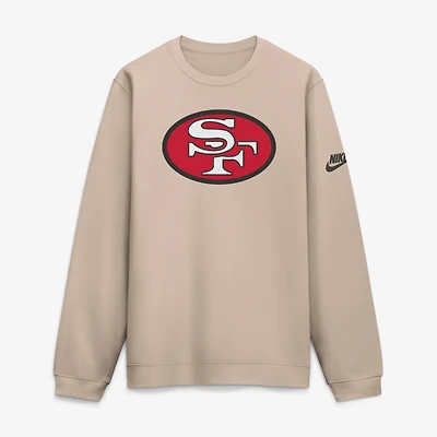 Sweat-shirt à enfiler Nike Sand San Francisco 49ers Formation Rewind Club pour homme