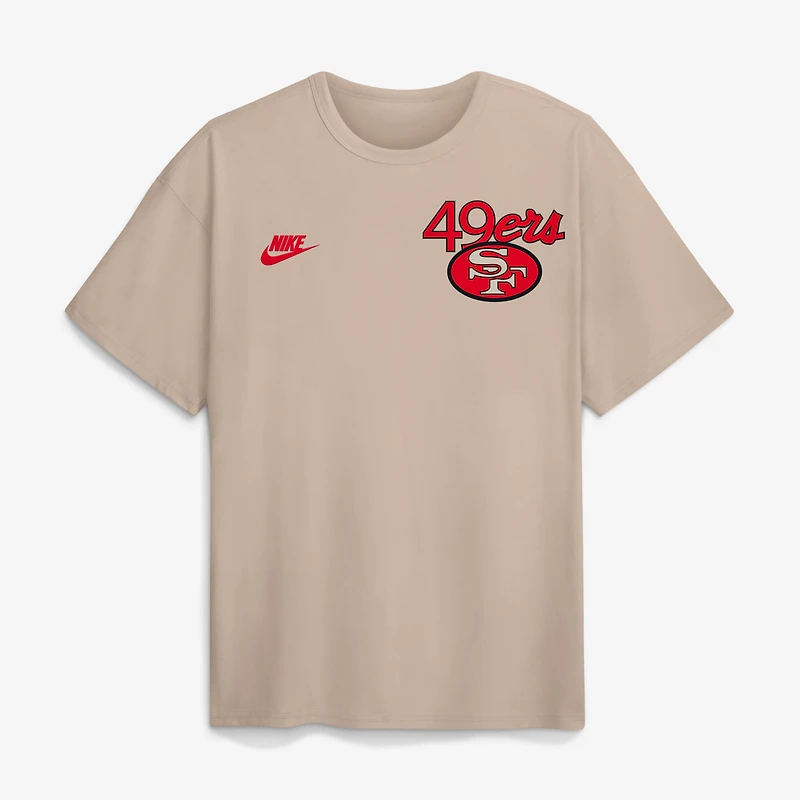 T-shirt Nike Sand San Francisco 49ers Rewind Max90 pour homme