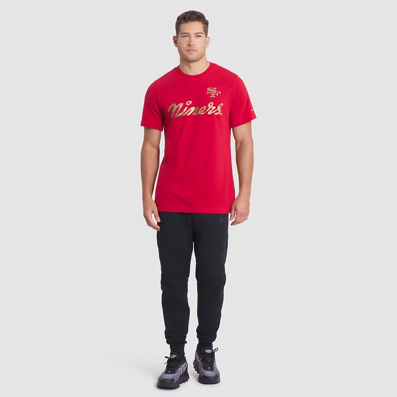 T-shirt Nike Scarlet San Francisco 49ers 2025 Rivalries Collection Slub Dri-FIT pour homme