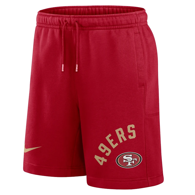 Short Nike Scarlet San Francisco 49ers Arched Kicker pour homme