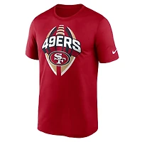 Men's Nike Scarlet San Francisco 49ers Big & Tall Primetime Legend Icon Performance T-Shirt