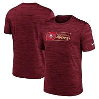 Men's Nike Scarlet San Francisco 49ers Big & Tall Velocity Performance T-Shirt