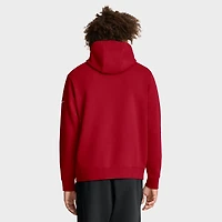 Men's Nike Scarlet San Francisco 49ers Busted Play Club Fleece Pullover Hoodie