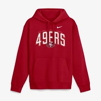 Men's Nike Scarlet San Francisco 49ers Expect Victory Club Fleece Pullover Hoodie