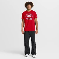 T-shirt Nike Scarlet San Francisco 49ers Favorable Timeline Tri-Blend pour homme