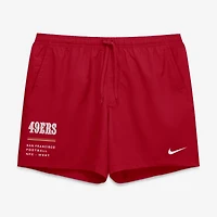 Short Nike Form Dri-FIT écarlate pour homme, San Francisco 49ers