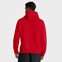 Men's Nike Scarlet San Francisco 49ers Full Blitz Club Fleece Pullover Hoodie