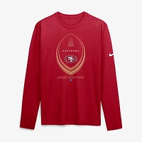 Men's Nike Scarlet San Francisco 49ers Legend Icon Dri-FIT Long Sleeve T-Shirt