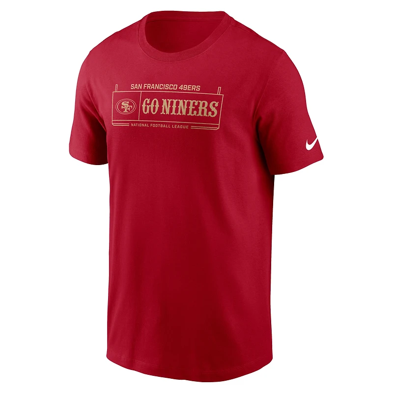 T-shirt Nike Scarlet San Francisco 49ers Primetime Local Essential pour homme