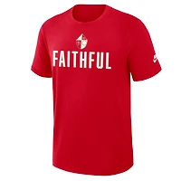 Men's Nike Scarlet San Francisco 49ers Rewind Slub Dri-FIT T-Shirt