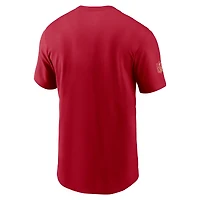 Men's Nike Scarlet San Francisco 49ers Sideline Performance T-Shirt
