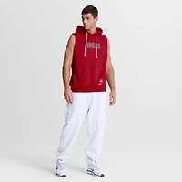 Sweat à capuche sans manches Nike Scarlet San Francisco 49ers Sideline Standard Issue Dri-FIT pour homme