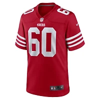 Maillot Nike pour homme Sebastian Gutierrez Scarlet San Francisco 49ers Team Game
